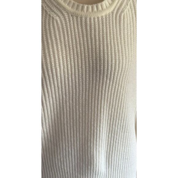 Ophelia Roe 3X White Sweater NEW NWT Peplum - Picture 2 of 10
